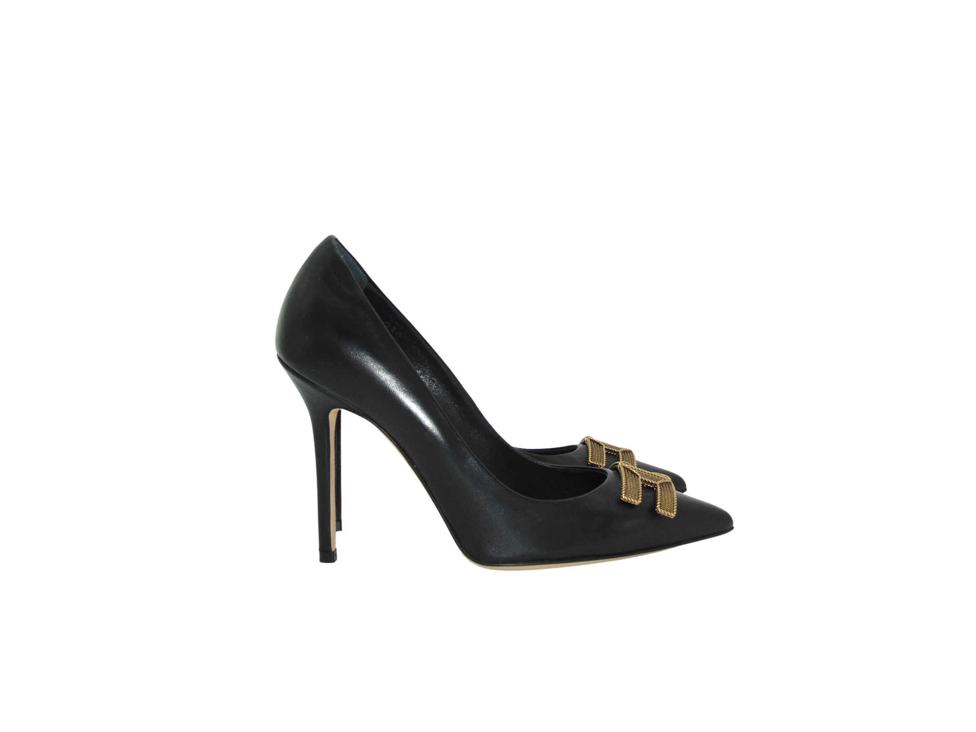 Decolte nere elisabetta franchi deals