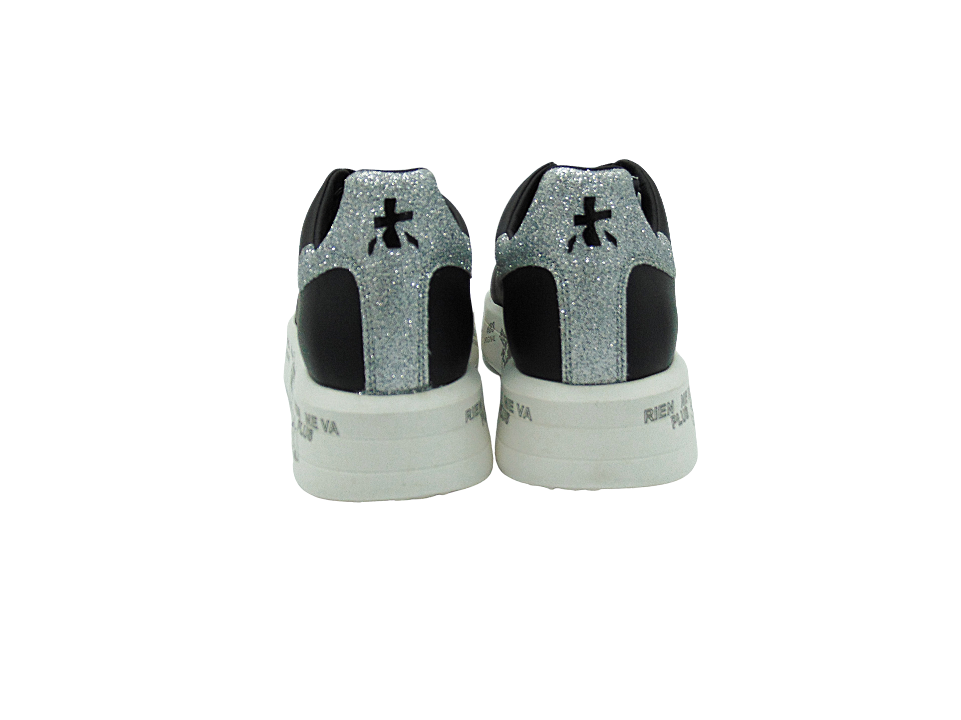Premiata Belle Black Sneakers Mida Luxury Fashion