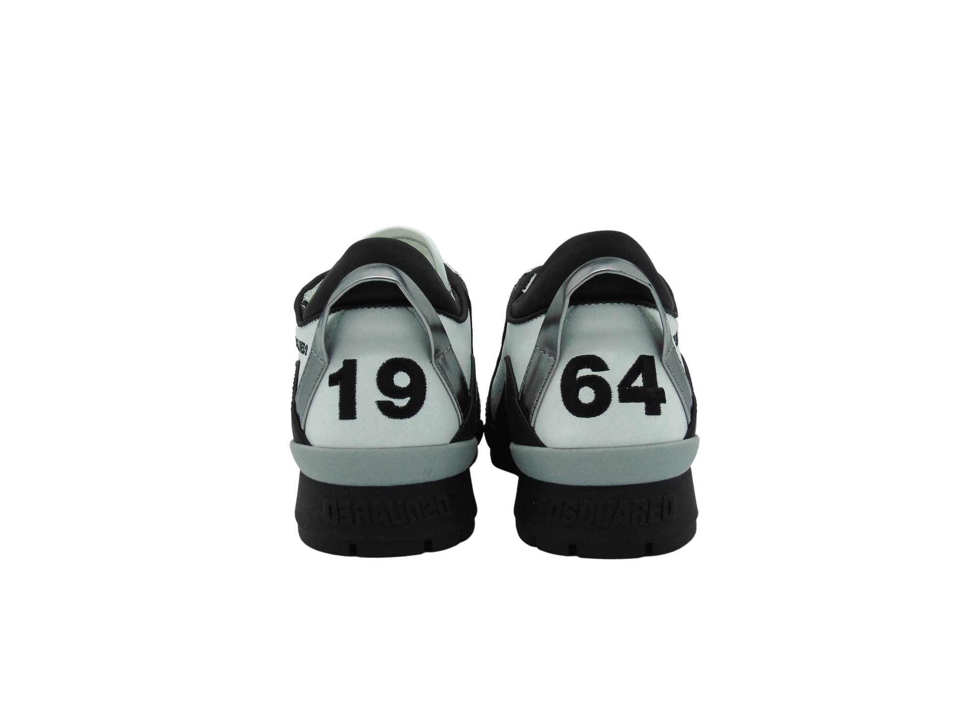 Dsquared2 Sneakers 551 Bianco Nero Mida Luxury Fashion